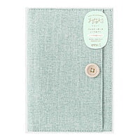 Yuru Log - Notebook cover B6 - Cloth light blue