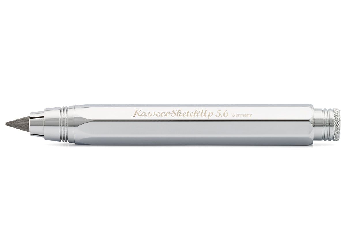 Kaweco sketch up 8 - shape shiny chrome clutch pencil - NOMADO Store 