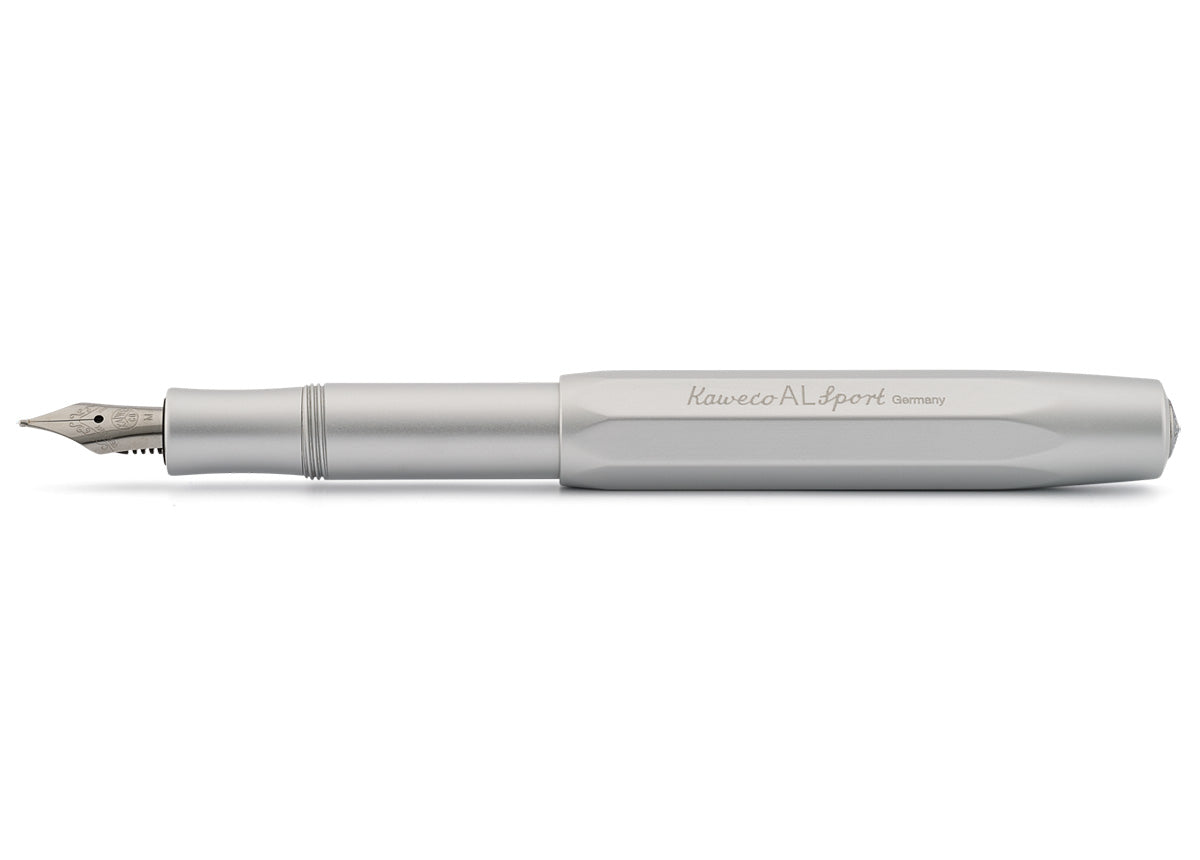 Kaweco Alu Sport silver fountain pen - NOMADO Store 