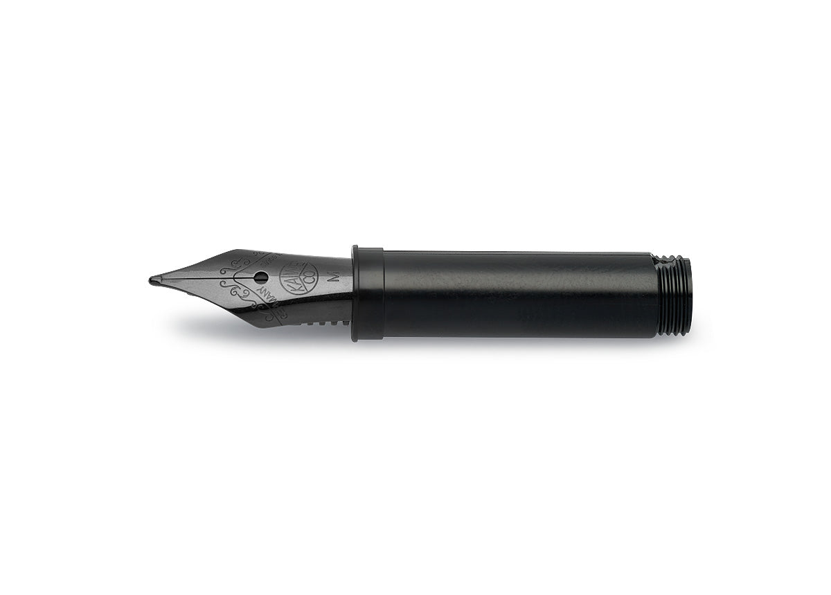 Kaweco 060 DLC Black Steel nib - XF, F or M (threaded insert). - NOMADO Store 