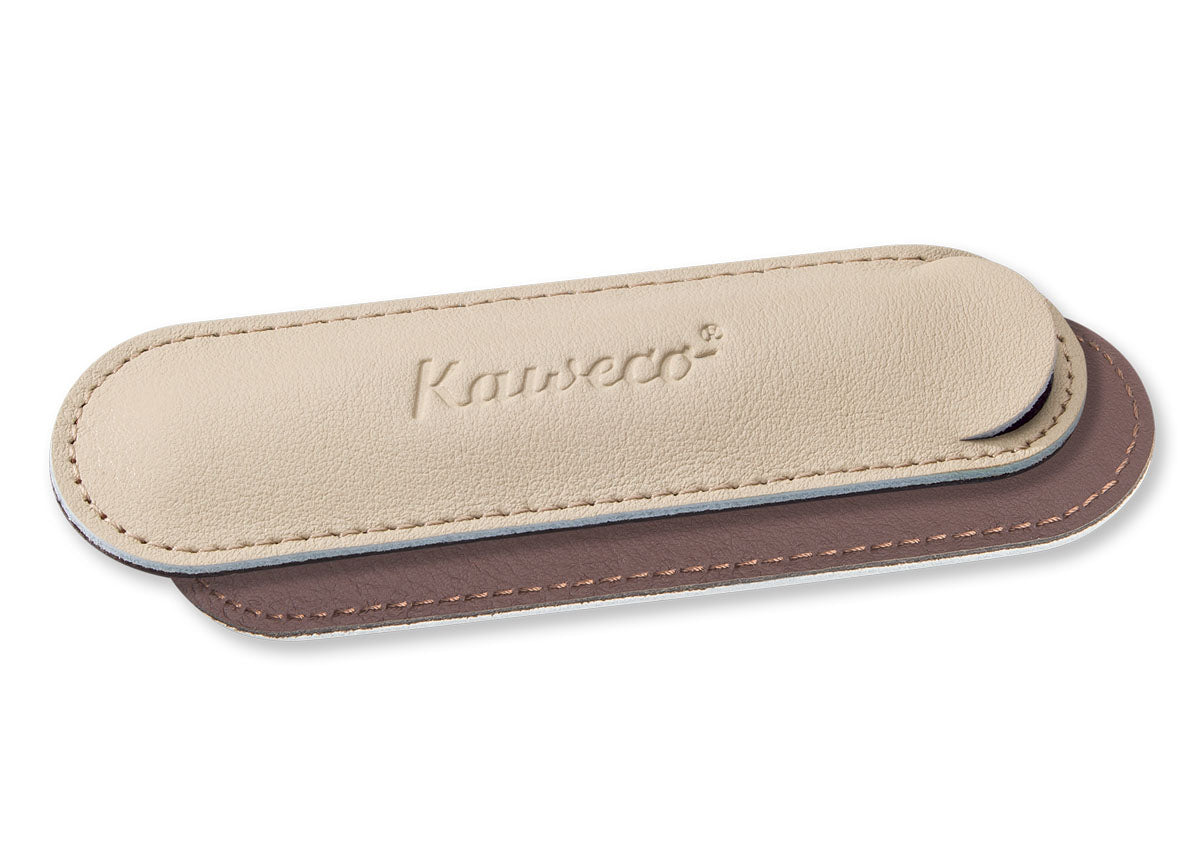 Kaweco Leather pouch eco sport Creamy Espresso - NOMADO Store 