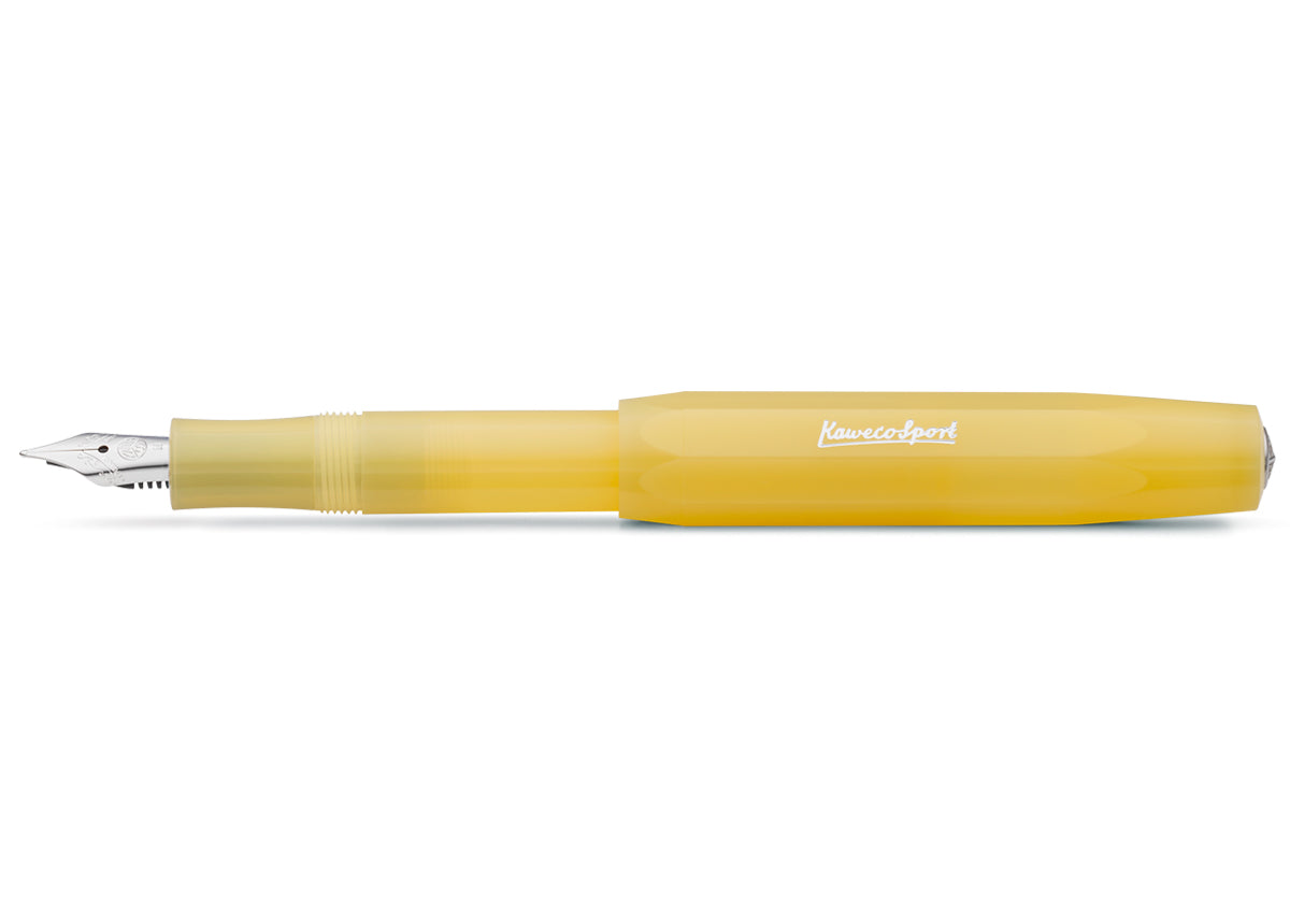 Kaweco Frosted Sport Sweet Banana fountain pen - NOMADO Store 