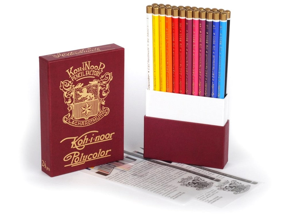 KOH-I-NOOR 24 Colour Pencils Retro Set