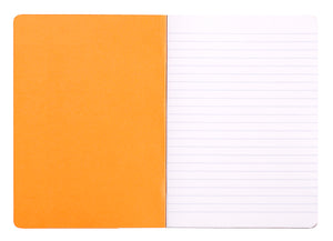 RHODIA Staplebound notebooks A5 lined (orange or black)