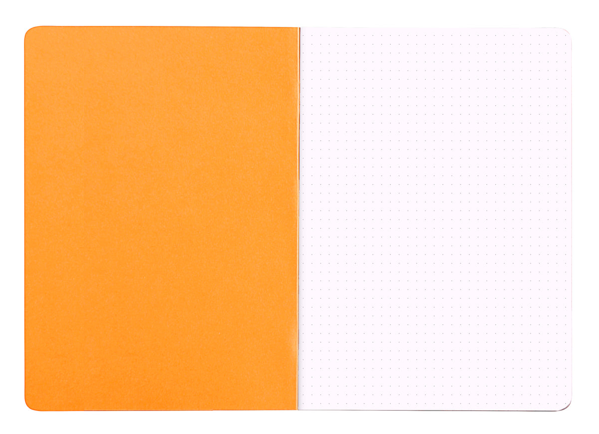 RHODIA Staplebound notebooks A5 dot grid (orange or black)
