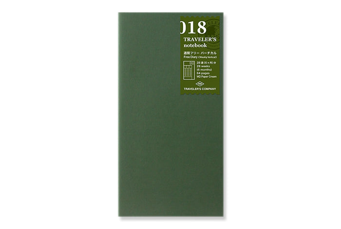 Midori Traveler's Notebook - 018. Free Diary Week - NOMADO Store 