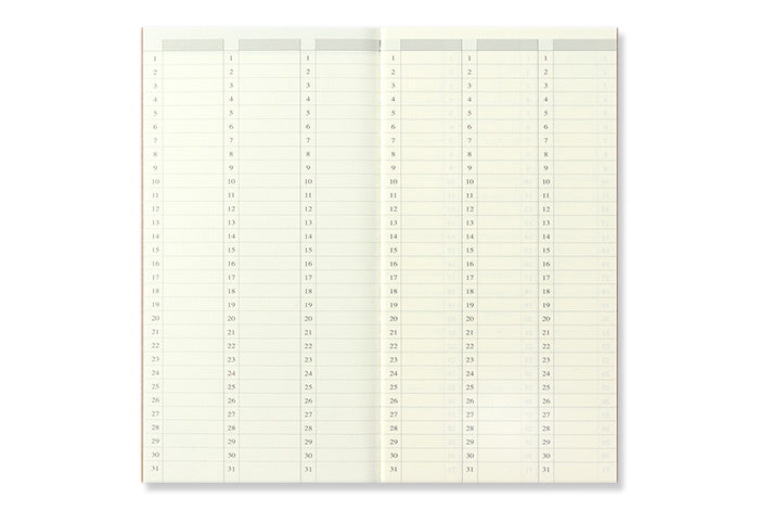 Midori Traveler's Notebook - 018. Free Diary Week - NOMADO Store 
