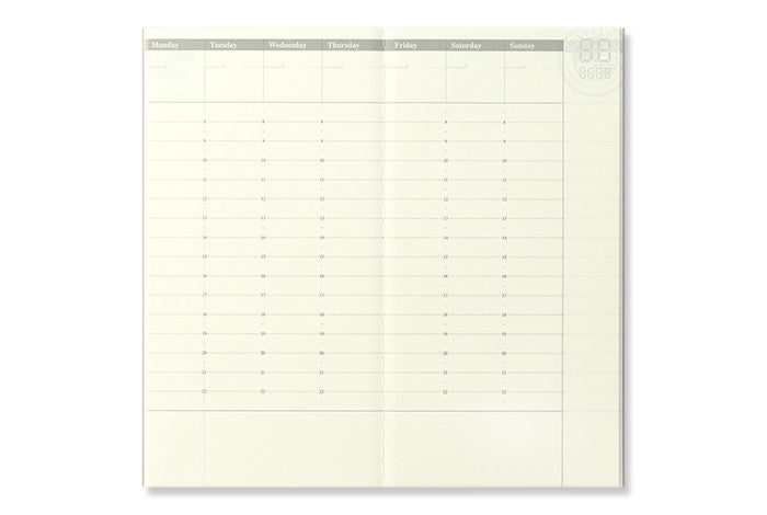 Midori Traveler's Notebook - 018. Free Diary Week - NOMADO Store 