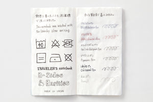 TRAVELER’S LTD Edition - TRAVELER'S notebook Refill Washable Paper