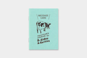 TRAVELER’S LTD Edition - TRAVELER'S notebook Passport Size Refill Message Card