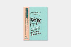 TRAVELER’S LTD Edition - TRAVELER'S notebook Passport Size Refill Message Card