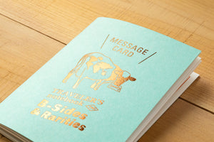 TRAVELER’S LTD Edition - TRAVELER'S notebook Passport Size Refill Message Card