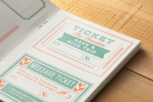 TRAVELER’S LTD Edition - TRAVELER'S notebook Passport Size Refill Message Card