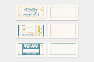 TRAVELER’S LTD Edition - TRAVELER'S notebook Passport Size Refill Message Card