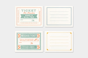 TRAVELER’S LTD Edition - TRAVELER'S notebook Passport Size Refill Message Card