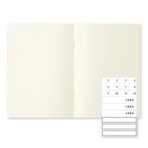 Midori MD Notebook Light - (A5) - Blank 3 pack - NOMADO Store 