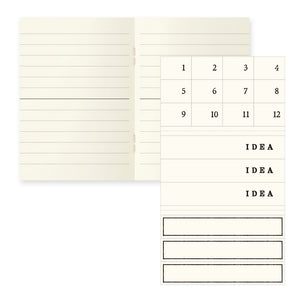 Midori MD MD Notebook Light A7 (Blank, Lined or Grid)