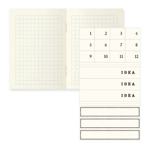 Midori MD MD Notebook Light A7 (Blank, Lined or Grid)