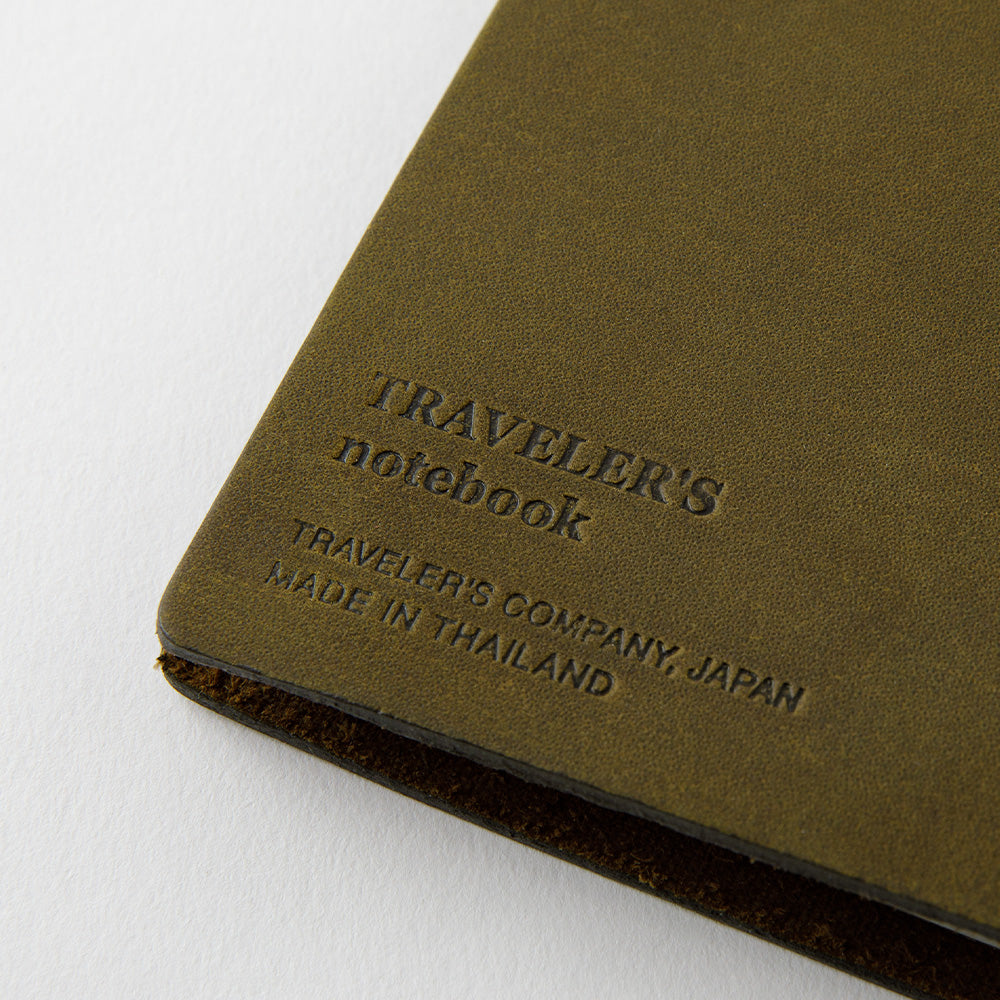 Traveler Note Traveler's Notebook - Regular size OLIVE - NOMADO Store