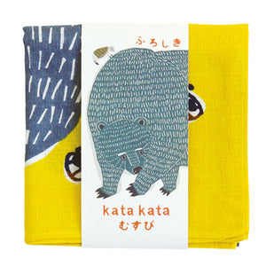 kata kata End Bear Yellow Furoshiki (S)