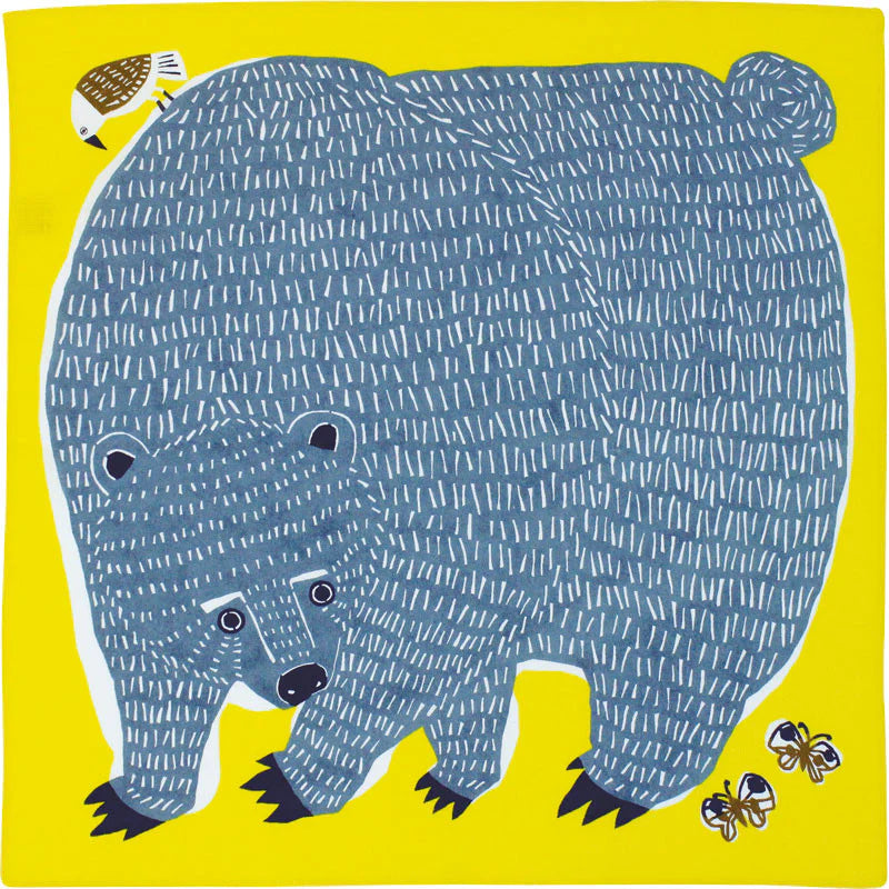 kata kata End Bear Yellow Furoshiki (50)
