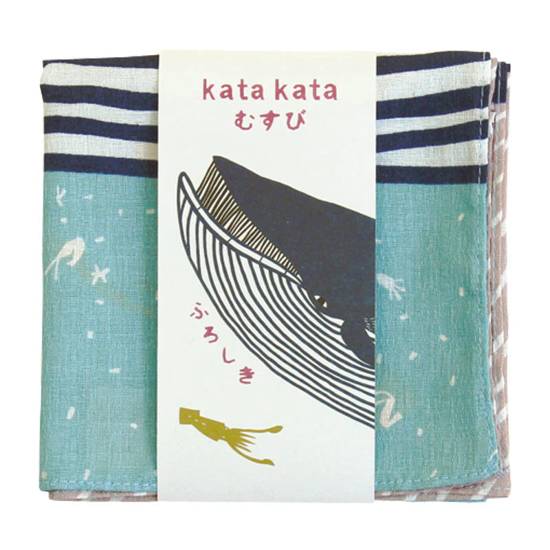 kata kata End Whale Blue Furoshiki (50)