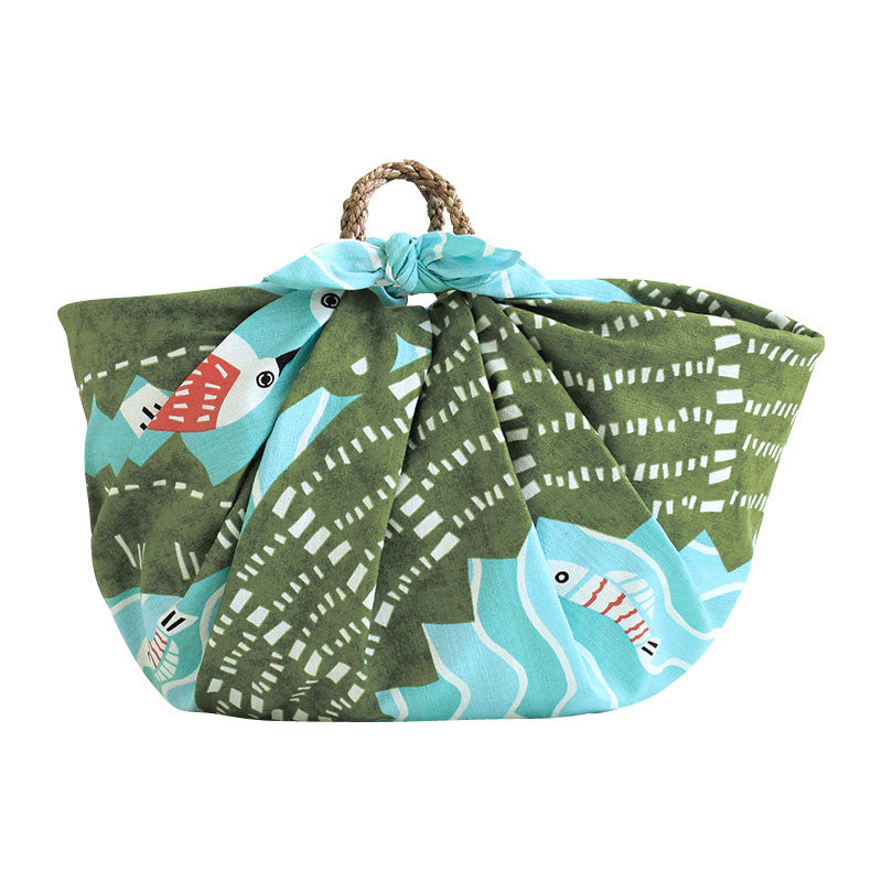 kata kata End Crocodile Blue Furoshiki (L)