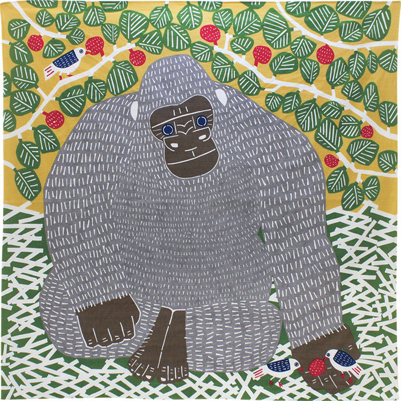 kata kata End Gorilla Green Furoshiki (L)