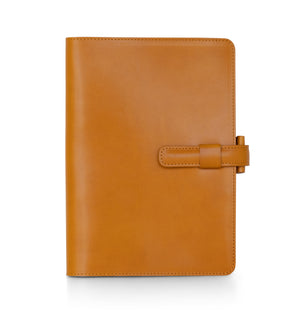 Ateliers Phileas Yokohama Leather A5 Notebook Cover (mustard)