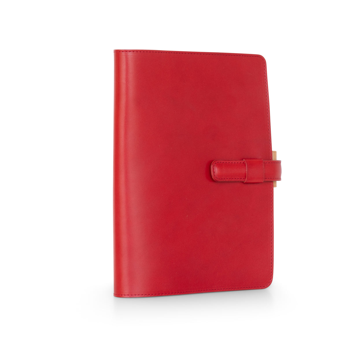 Ateliers Phileas Yokohama Leather A5 Notebook Cover (mandarin red/natural)