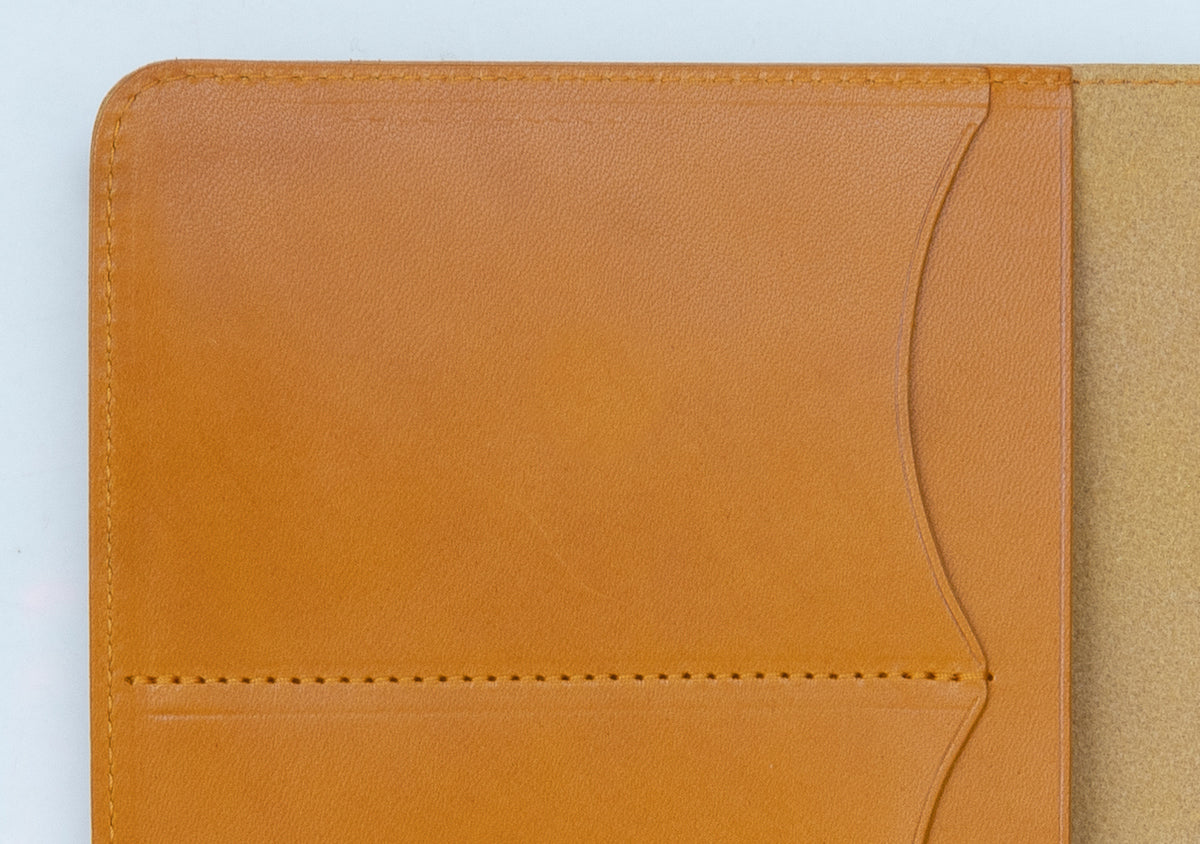 Ateliers Phileas Yokohama Leather A5 Notebook Cover (mustard)