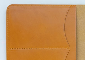 Ateliers Phileas Yokohama Leather A5 Notebook Cover (mustard)