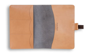 Ateliers Phileas Yokohama Leather A5 Notebook Cover (chocolate/natural)