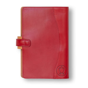 Ateliers Phileas Tokaido Leather Ring Organiser (Mandarin red/natural)