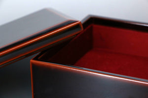 Echizen Urushi Lacquer Box (black)