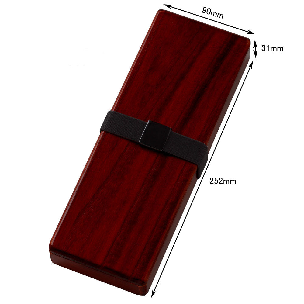 Akashiya Calligraphy Set Echizen Lacquered Nuri Rosewood (Small)