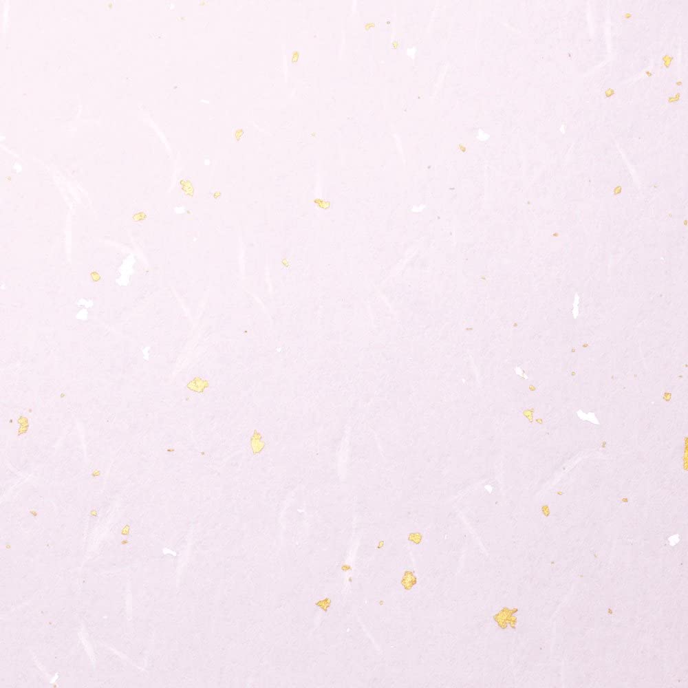 Maruai "Peach/Gold/Silver" Traditional Japanese Paper (15 sheets)