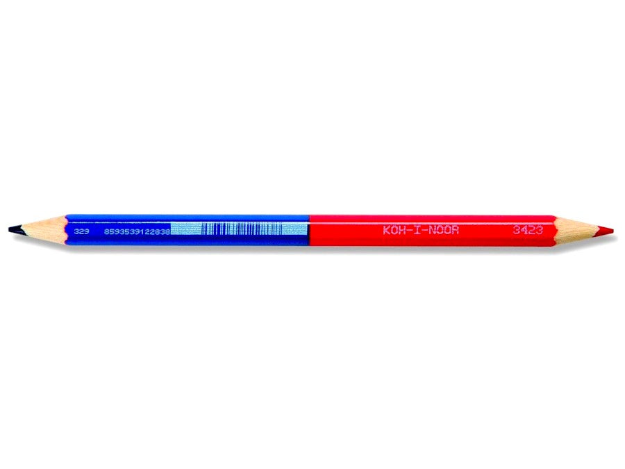 KOH-I-NOOR magnum office coloured pencil 3423 (red+blue) - Single