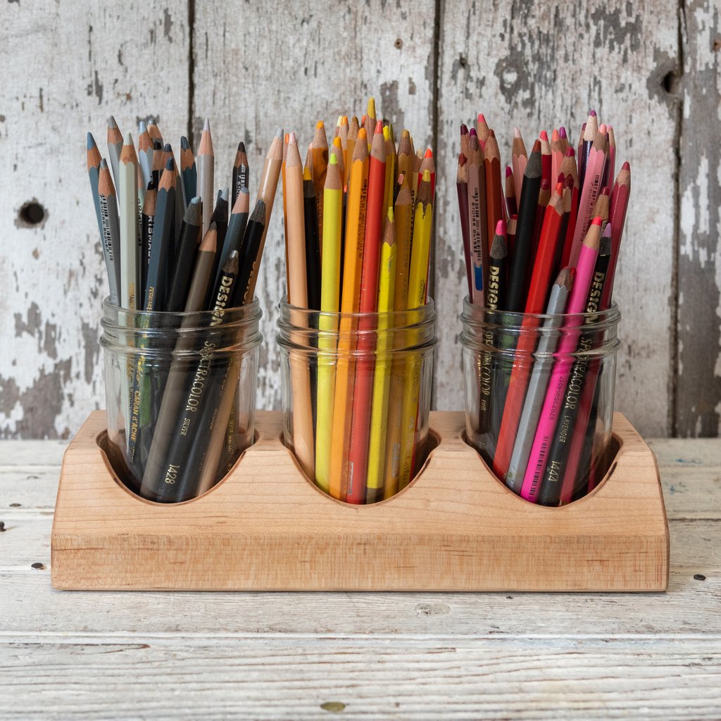 Peg and Awl Beatrix Artist Caddy (Oak, walnut or Maple)