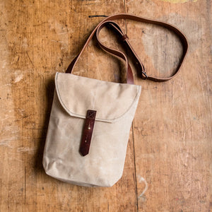 Peg and Awl The Hunter Satchel - Almond - NOMADO Store 