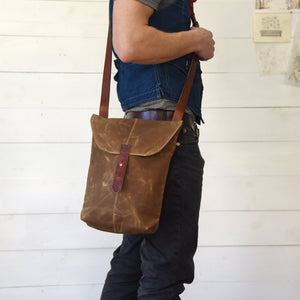 Peg and Awl The Hunter Satchel - Almond - NOMADO Store 