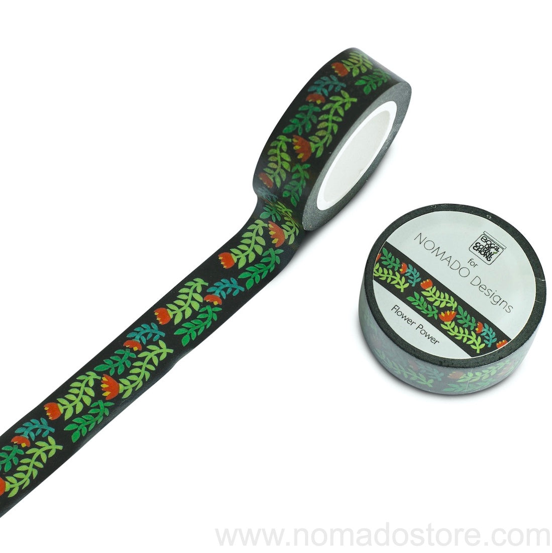 Bocal de Cornichons for Nomado Designs Flower Power Washi Tape