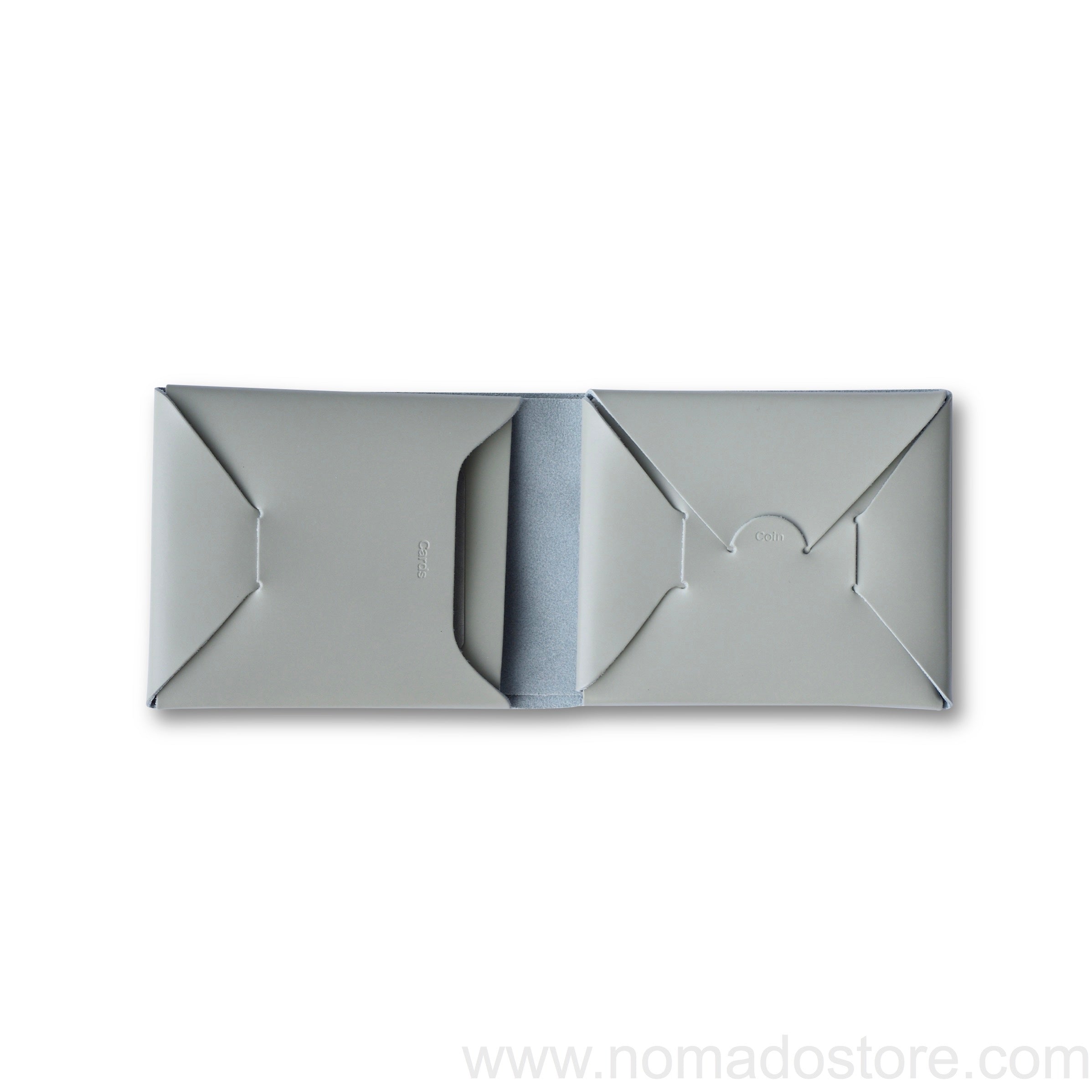 i ro se Seamless Short Wallet (Grey) - NOMADO Store