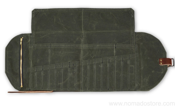 【Peg & Awl】The Sendak Artist Roll(Moss) Peg and Awl The Sendak Artist Roll - Moss/Brown - NOMADO Store