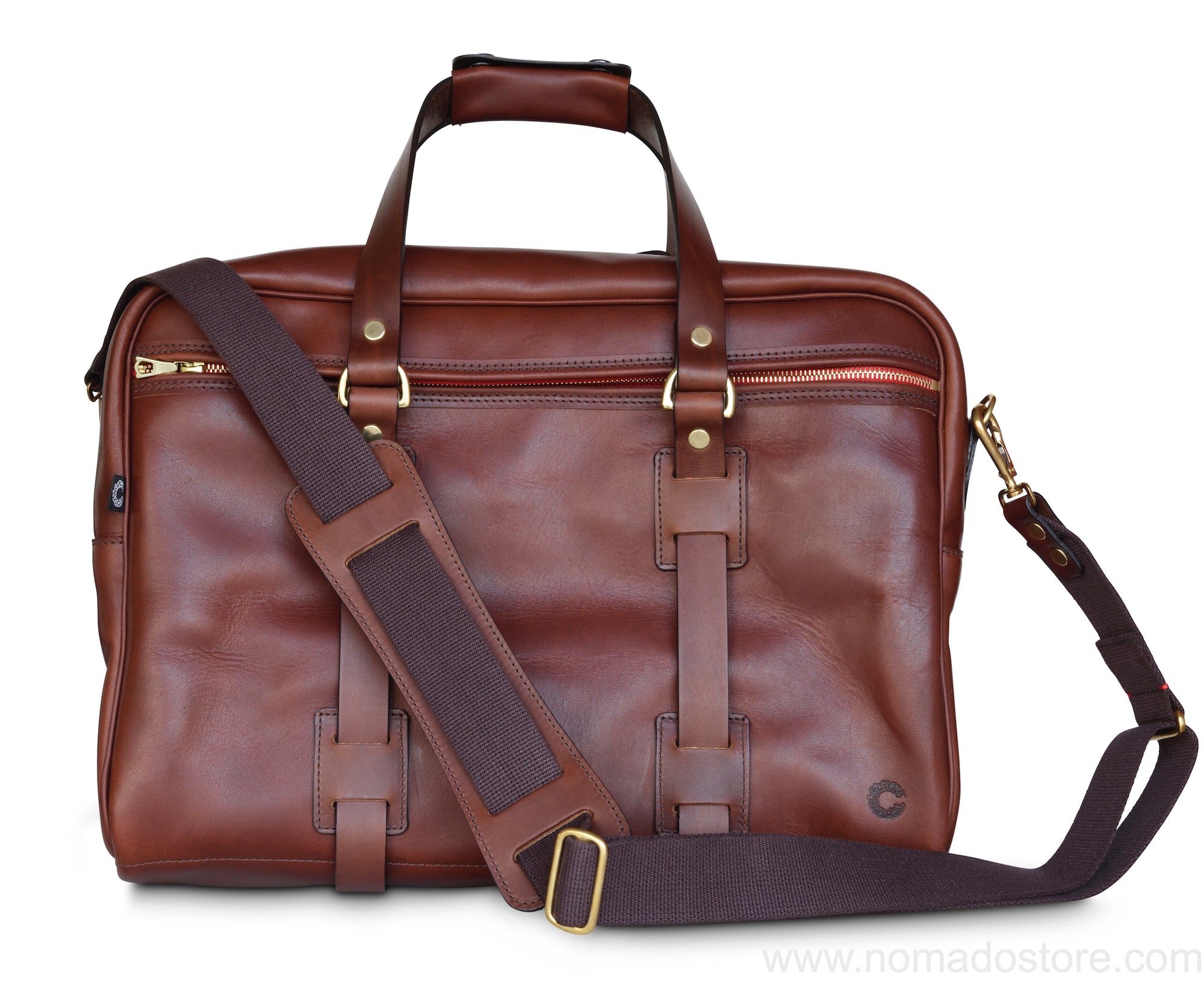 CROOTS VINTAGE LEATHER TRAVELLER BAG (Port) - NOMADO Store 