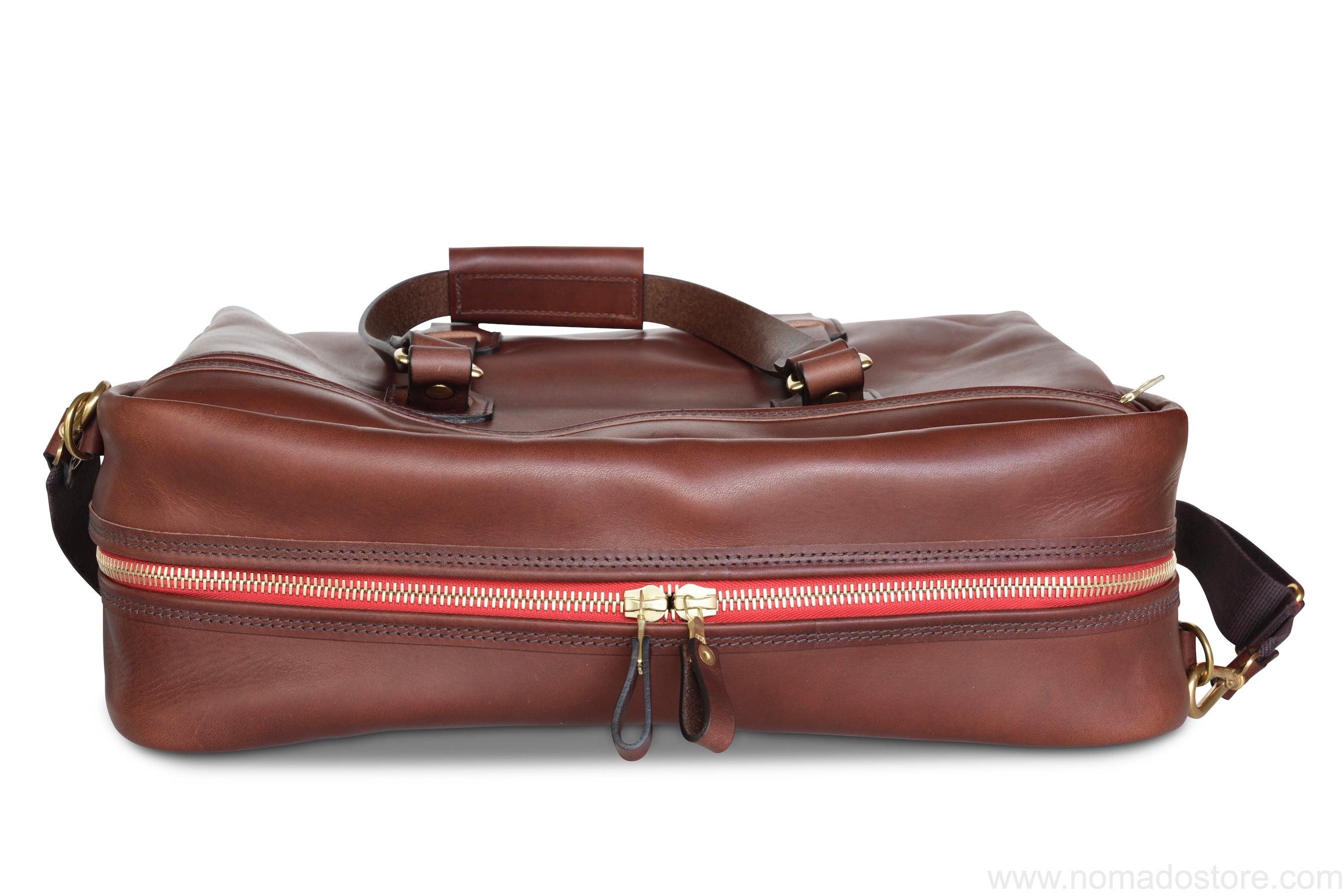 CROOTS VINTAGE LEATHER RANGE FLIGHT BAG (Port) - NOMADO Store