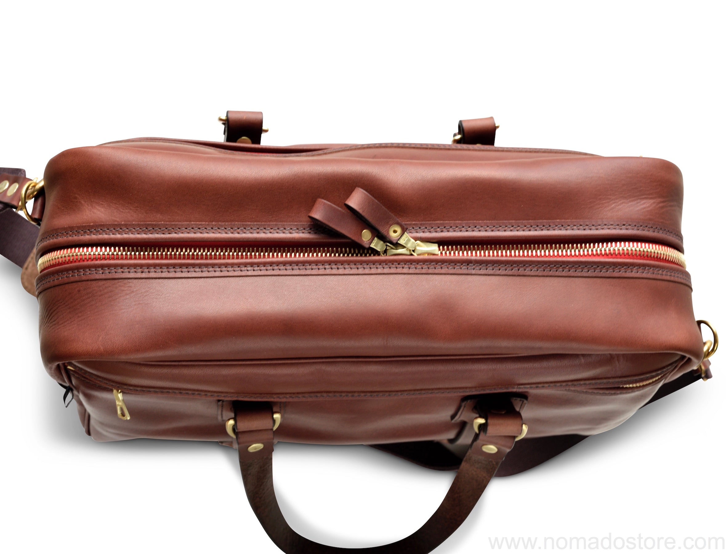 CROOTS VINTAGE LEATHER TRAVELLER BAG (Port) - NOMADO Store
