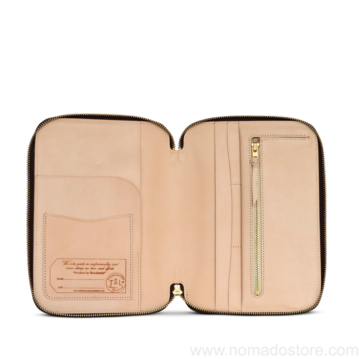 The Superior Labor Leather Zip Organizer (2 colours) - NOMADO Store 