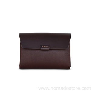 .Urukust Compact Wallet (Dark brown) - NOMADO Store 