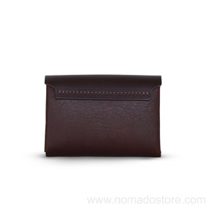 .Urukust Compact Wallet (Dark brown) - NOMADO Store 
